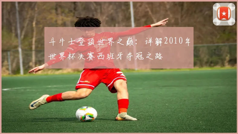 斗牛士登顶世界之巅:详解2010年世界杯决赛西班牙夺冠之路